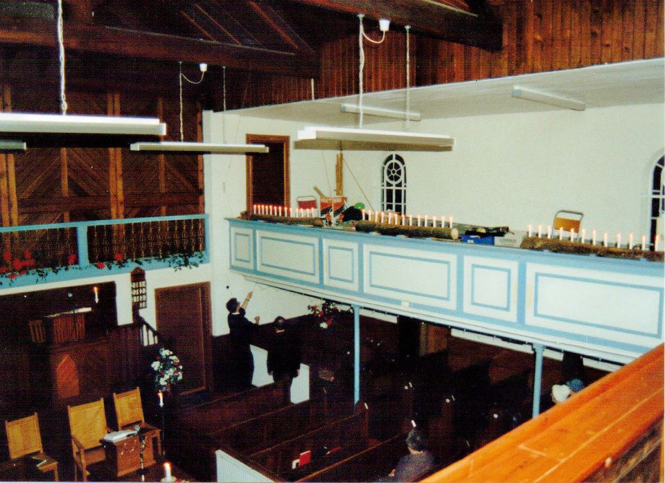 Before the Borough Green Carol Service in 1996