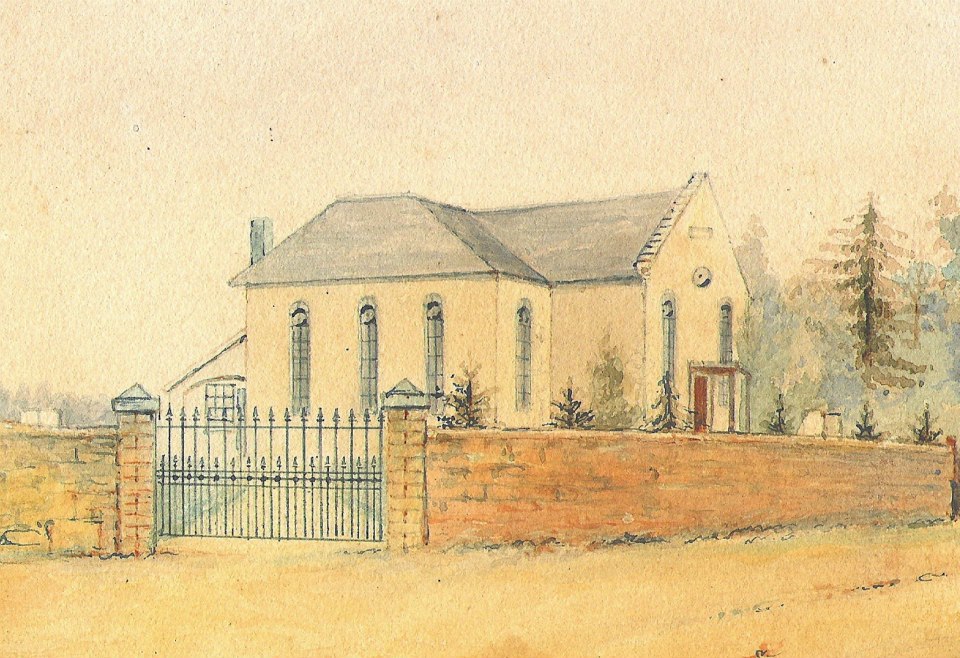 Borough Green Baptist Church after being enlarged in the mid-19th Century